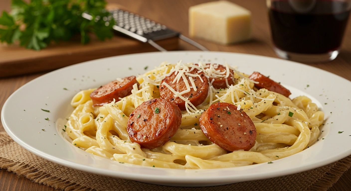 Cajun Chicken Sausage Alfredo - secondary view